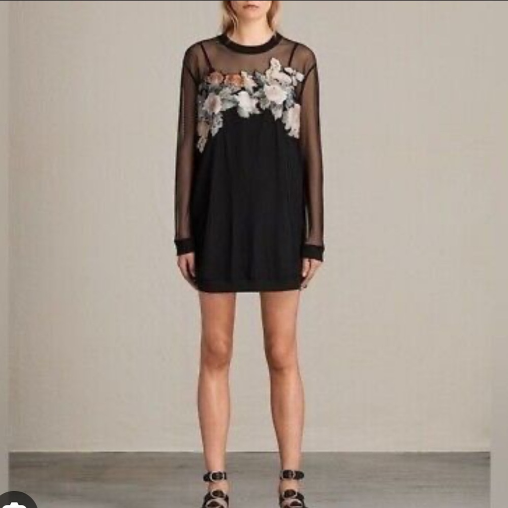 Allsaints xs keela sweats dress